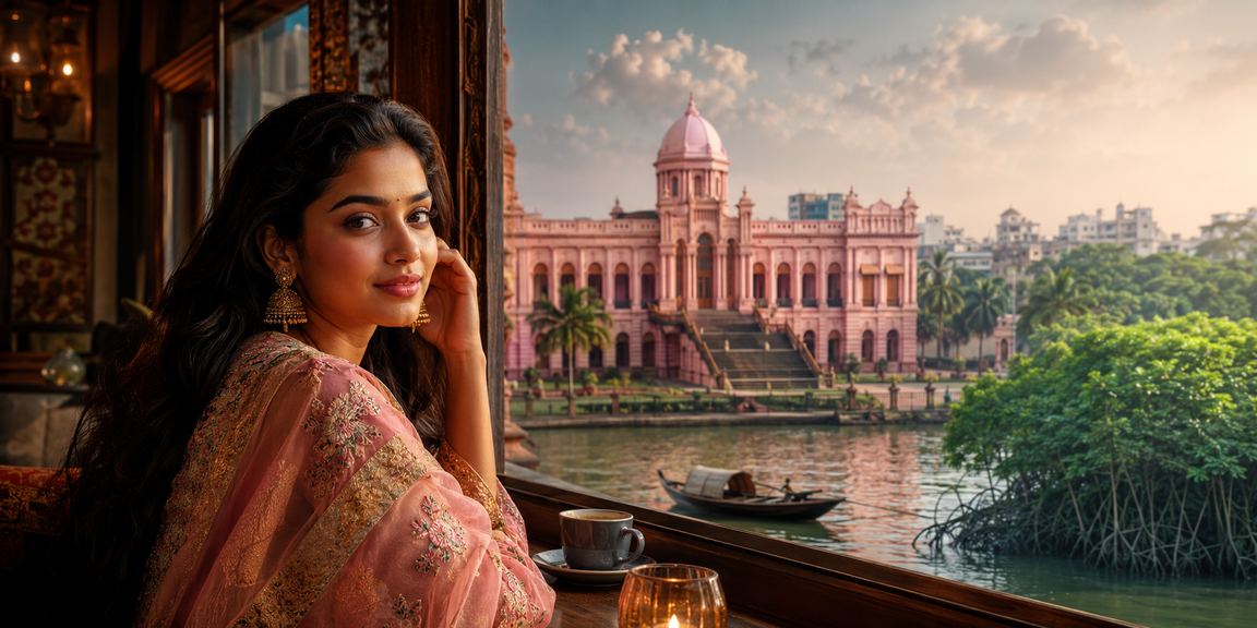 ঢাকায় বিনোদন ক্যাসিনো ও স্পোর্টস বেটিং উপভোগ করছেন একজন মডেল
