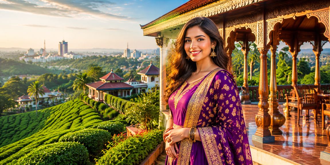 সিলেটের চা বাগানে মোবাইল পেমেন্ট ব্যবহার করছেন একজন ব্যবহারকারী